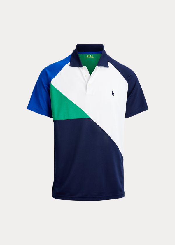 Camisa Polo Polo Ralph Lauren Hombre Azul Marino Multicolor - Tech Piqué - ADFQU2795